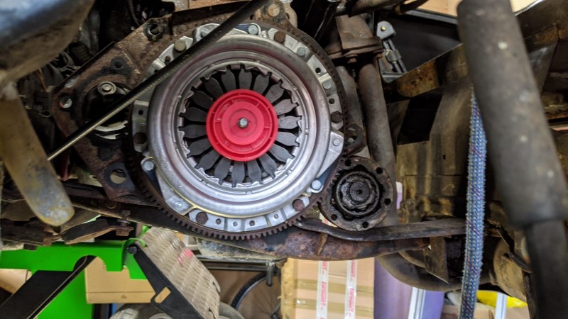 A new clutch and asbestos free clutch plate aligned