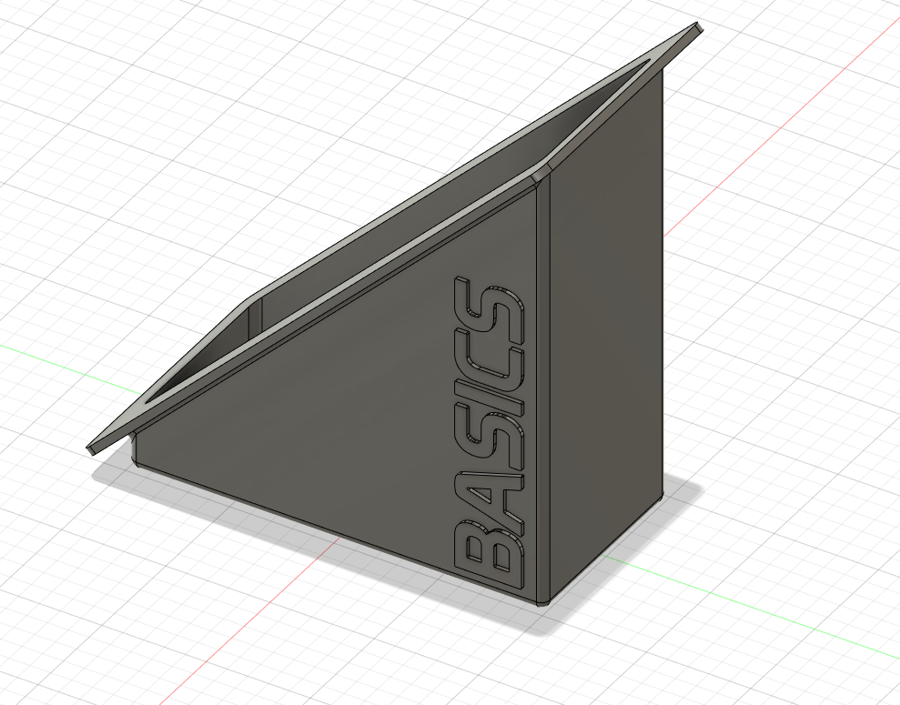 Custom window pod for CSI BASICS, modelled in Fusion 360