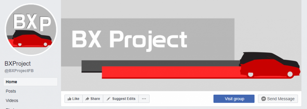 Social Media : BXProject on Facebook