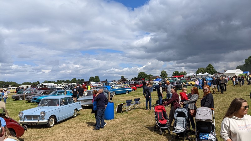 Classic cars at Kelsall are an eclectic mix.