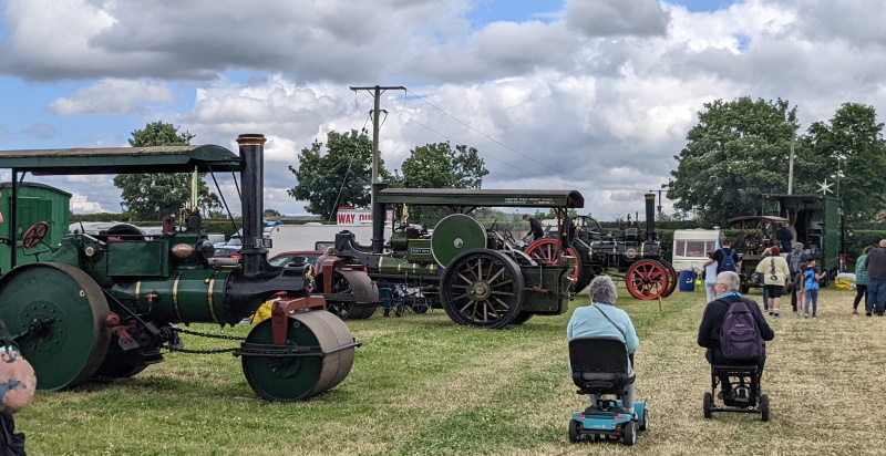 Steam engines, giving the 'Kelsall Steam Rally' its name.