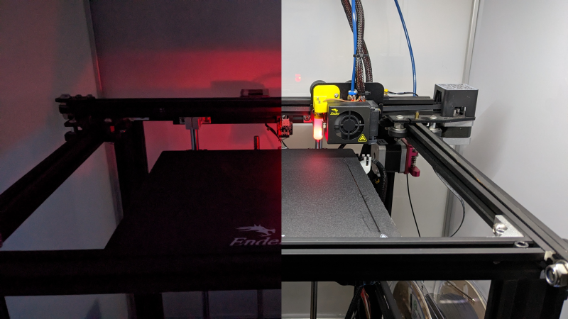 Improved Ender5 lighting is like the difference between night and day.
