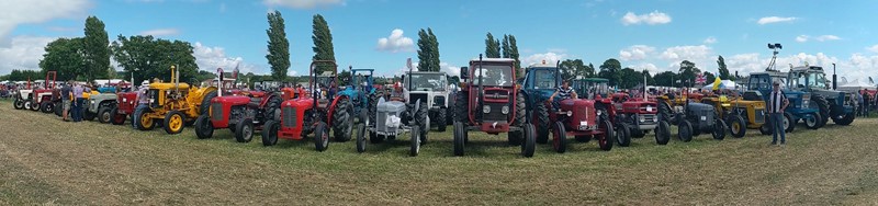 A few hundred tractors make for quite the spectacle.