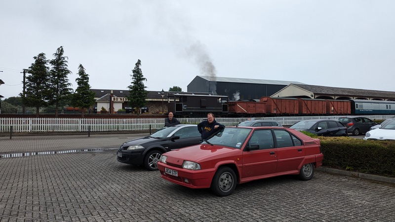 An unplanned stop at the Museum of Scottish Railways