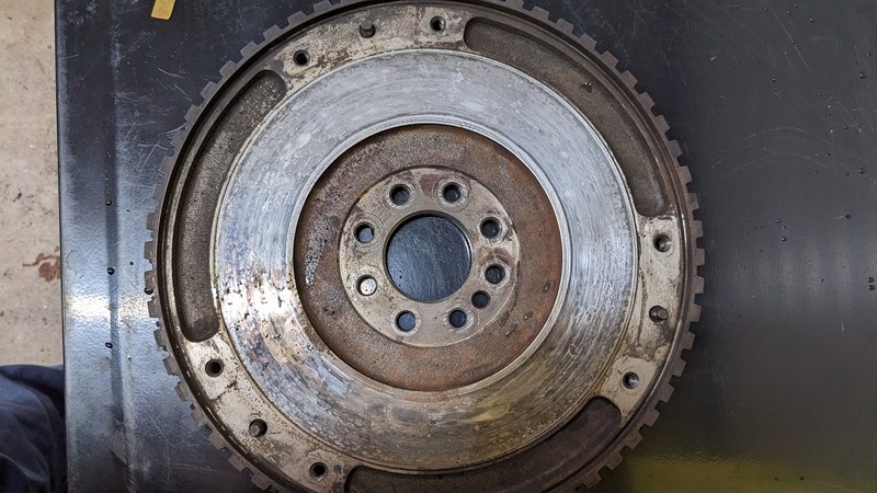 May 2023 and the 16v gearbox flywheel is not looking too healthy.