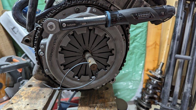Precision turning gets the clutch plate aligned.