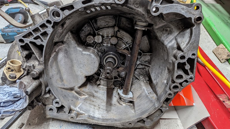 Finally, the worn components are replaced.