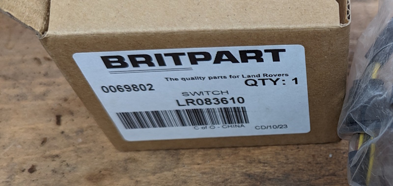 Brittpart LR083610 includes the camera retrofit link lead!