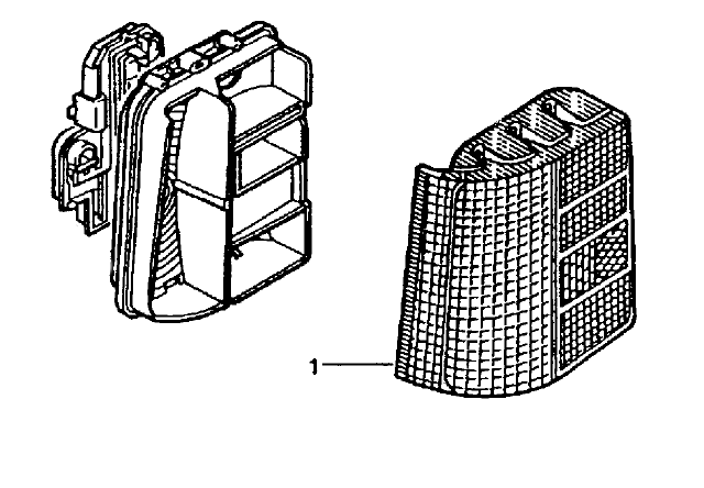 CitBX - Tail Light - Estate - Left Hand - 95616751