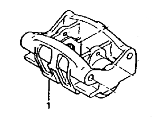 CitBX - Rear Brake Calliper - 95651079