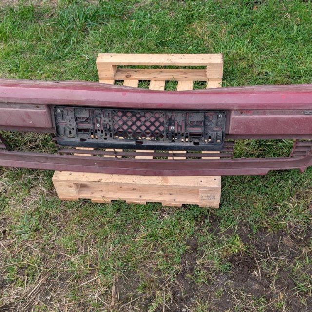 CitBX - Bumper - Front - Mk2 - Saloon - Plastic - Red